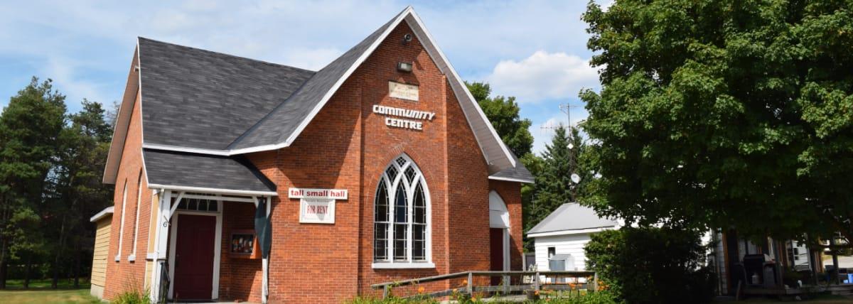 Exterior of community hall