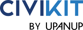 CiviKit by Upanup logo.
